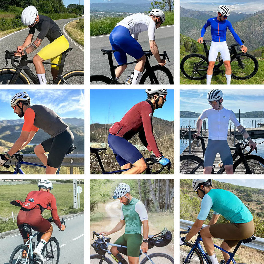 Pantalones cortos de ciclismo DAREVIE Bretelle Seamless 2.0 PRO Level para hombre, 6 h, 500 km, elásticos en 4 direcciones